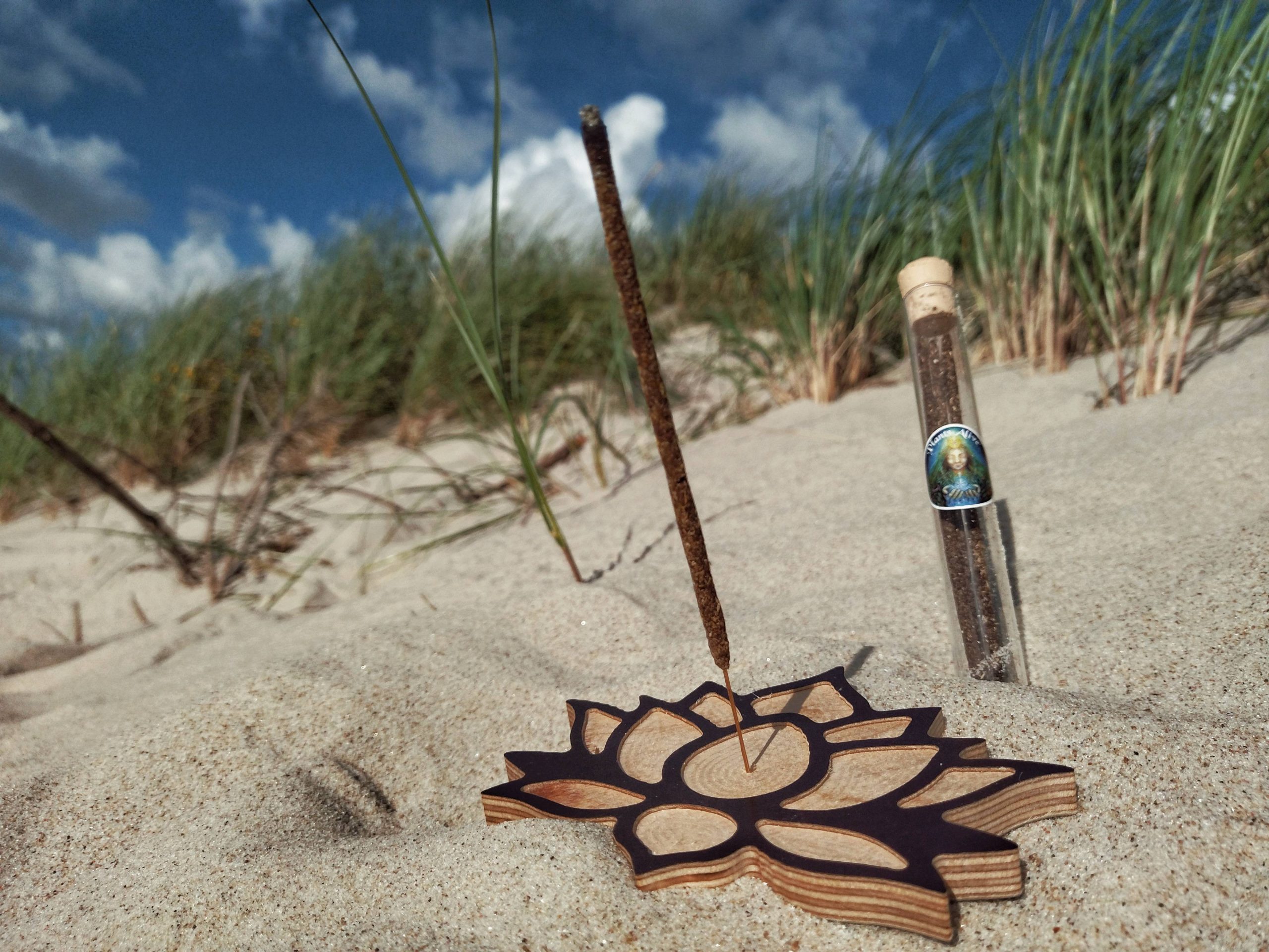 Medinė smilkalinė "Lotoso gėlė" - Image 2