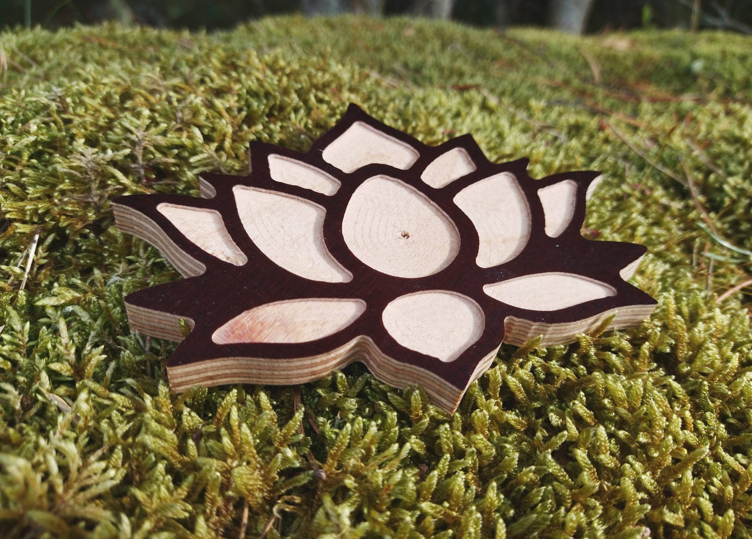 Medinė smilkalinė "Lotoso gėlė" - Image 3